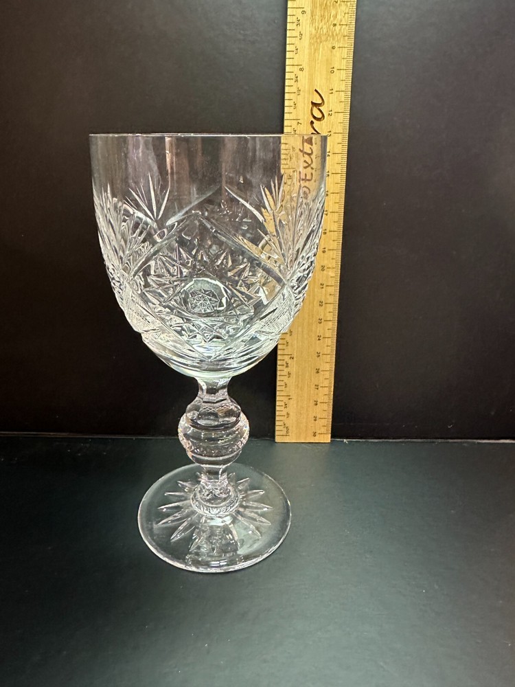 Imperial Crystal  Edinburgh pattern, 6-7/8" Goblet, Vintage