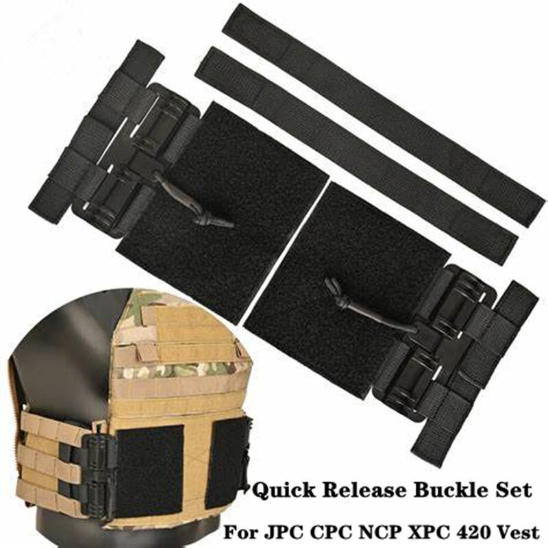 Tactical Universal Molle Vest Quick Removal Buckle Set Quick Release System Set