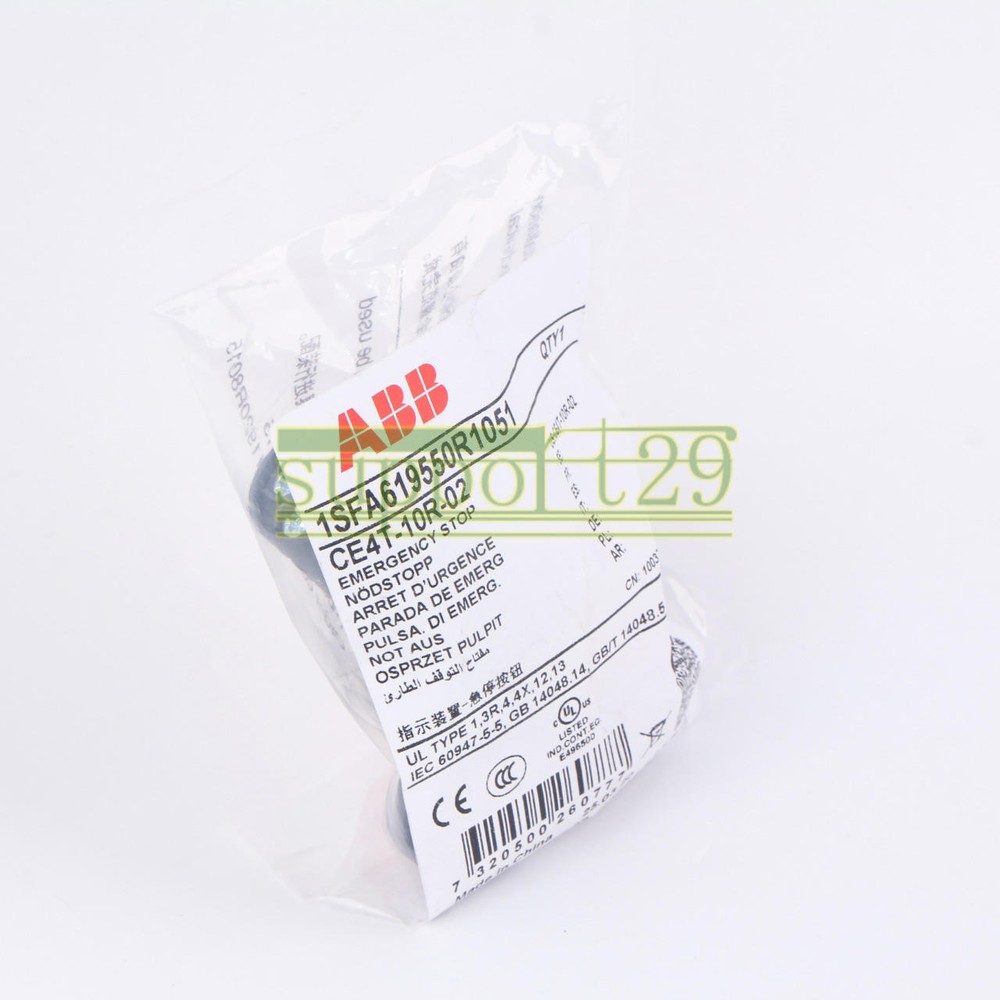 ONE New ABB CE4T-10R-02 button switch