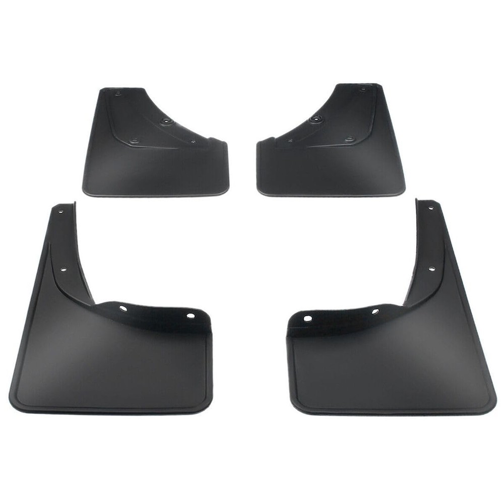 Splash Guard 4pcs Black for Mud Flaps Mudguard Front Left Rear Right