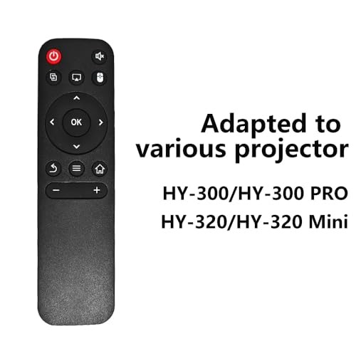 Original Replacement Remote Control for HY320/300Pro Projector & Gimbal Black