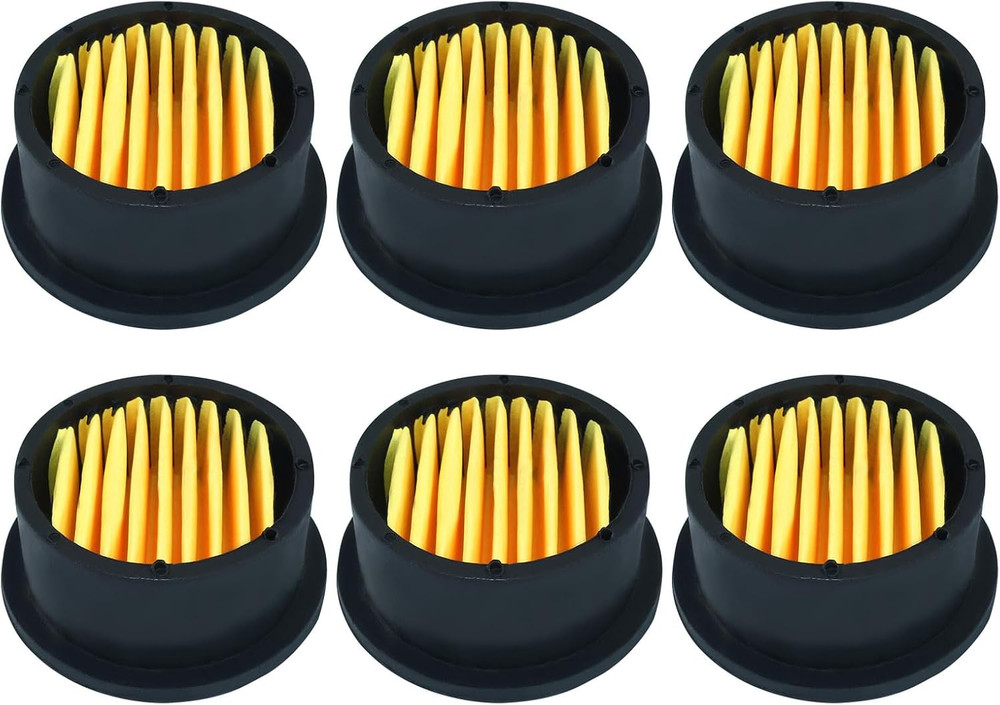 6PCS Air Compressor Silencer Filter Elements for 1/2" 1/4" 3/8", Air Compressor