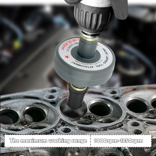 Valve Lapping Tool Kit with 5 Suction Cup Adapters,Durable Valve Lapping Kit