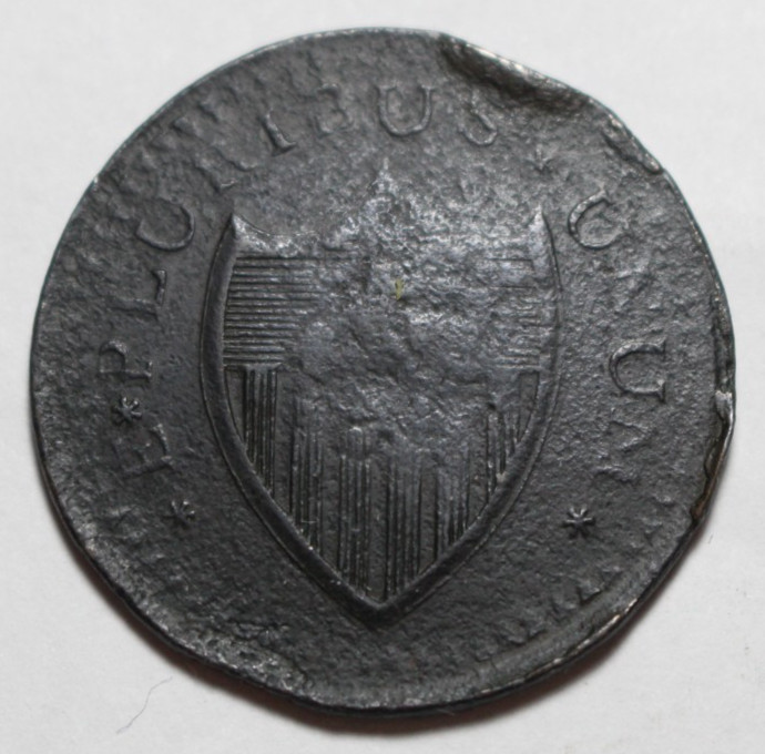 1787 Jersey Cent Colonial M1761