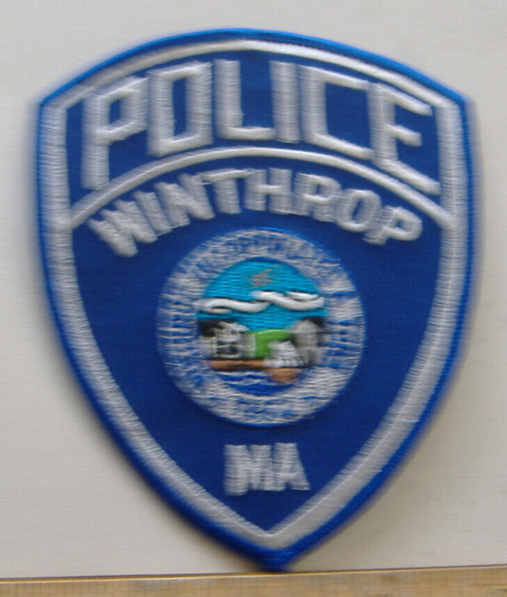 WINTHROP   MASSACHUSETTS    POLICE FABRIC   PATCH