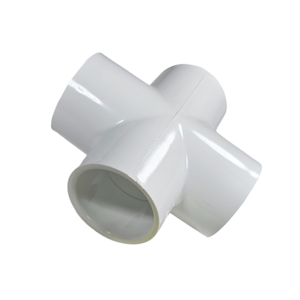 10 Pack PVC Slip Cross 1/2"