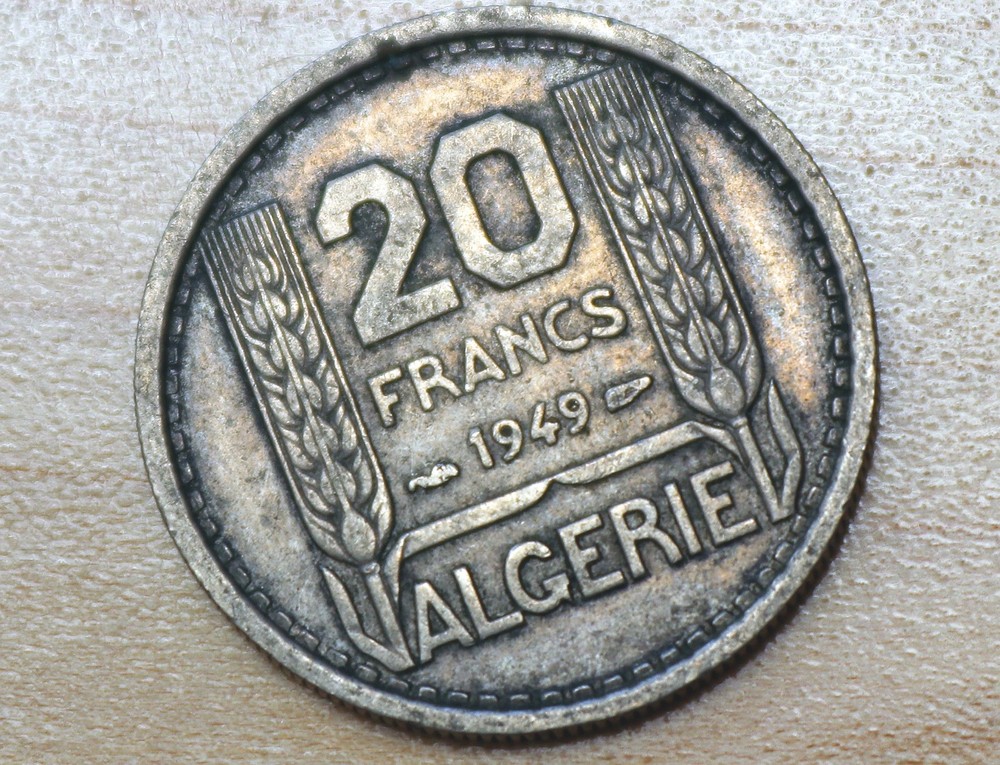 1949 Algeria 20 Francs