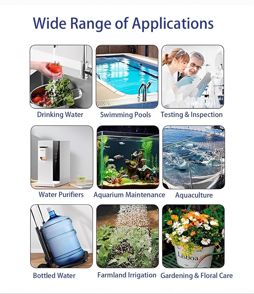 Compact Water Testing Kit - 4-in-1 TDS Meter with Backlit Display for Accuracy