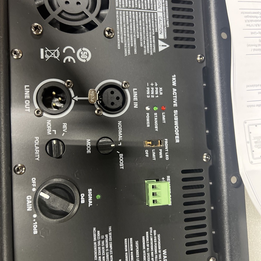 Replacement Amplifier For Qsc Kw118