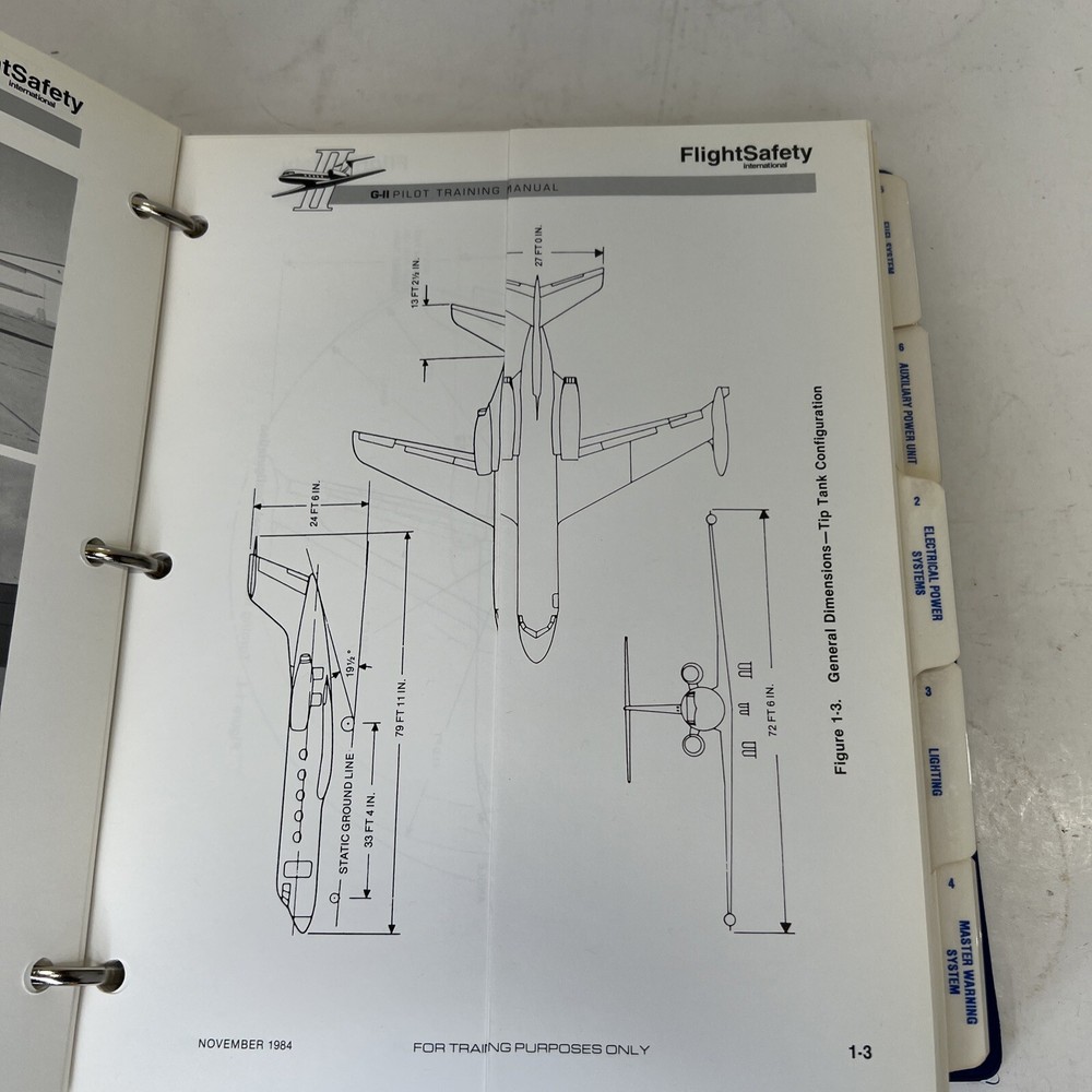 FlightSafety Gulfstream G-II Pilot Training Manual 1995