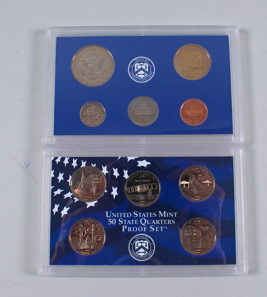 US Mint Clad Proof Sets Complete Run 2000-2006 Full 7 Box Collection