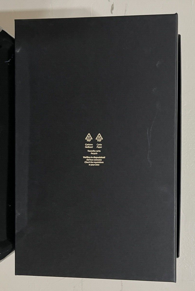 Roberto Cavalli 100% Authentic BLK Empty Shoe Box Men EUR43
