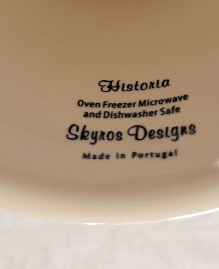 Skyros Historia Footed Cake Plate Stand Parchment 13"