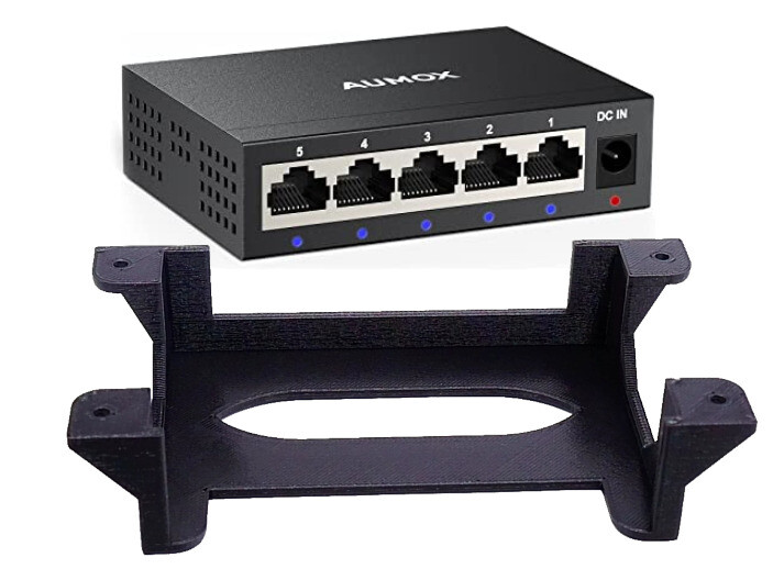 Wall Mount for Aumox SG205 Network Switch
