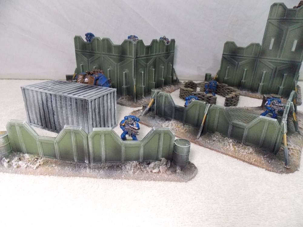 WARGAMING TERRAIN PAINTED BUNDLE 9 PIECE SET...ADVANCE ORDERS