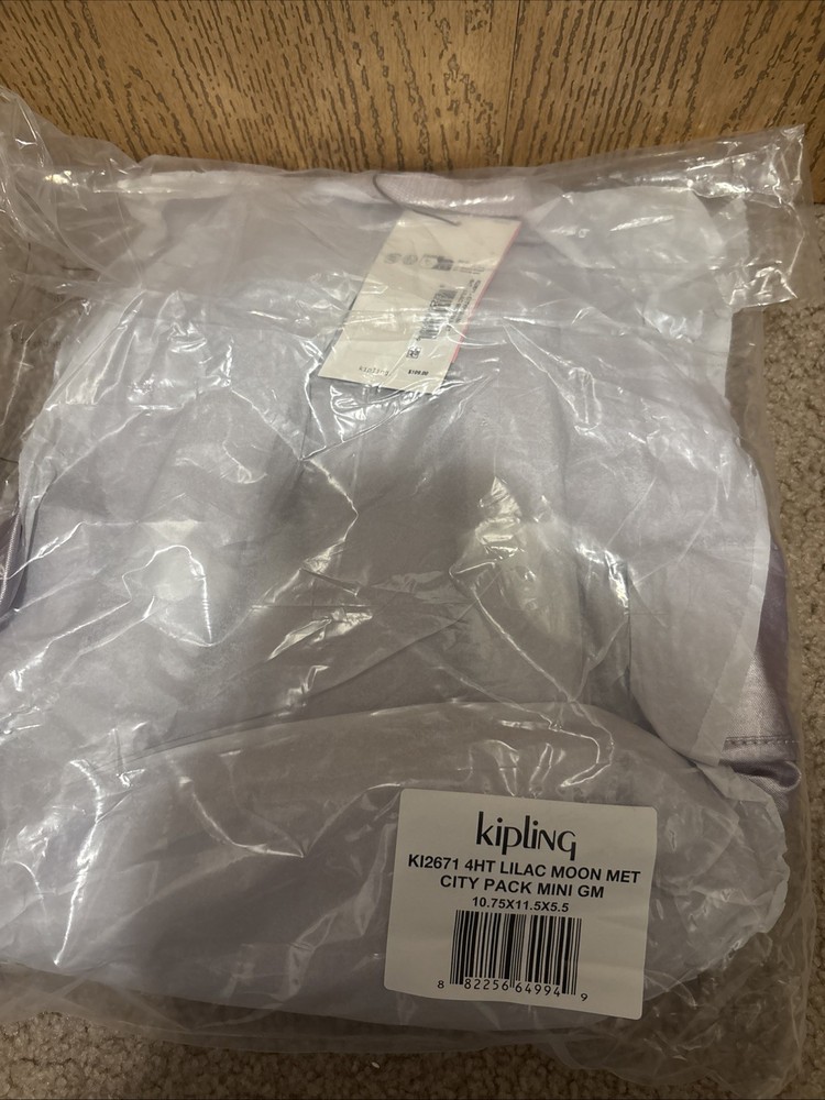 Kipling City Pack Mini Backpack Moon Lilac Purple