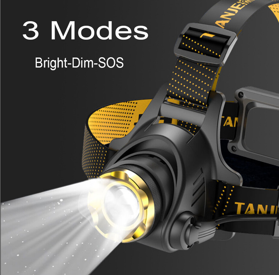 2 Pack 1200000lm LED Headlamp Headlight Flashlight Adjustable Head Torch 3 Modes