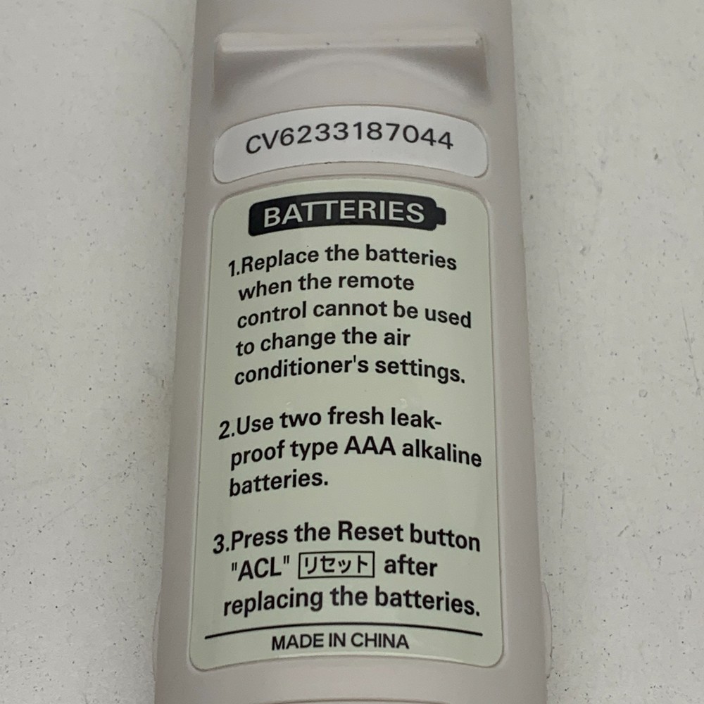 Panasonic CV6233187044 Air Conditioner Remote Control Controller