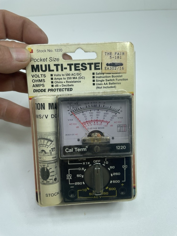 Pocket Size Multi-tester Stock No.1220