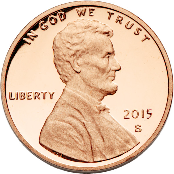 2015 S Proof Lincoln Shield Cent Gem from Proof Set
