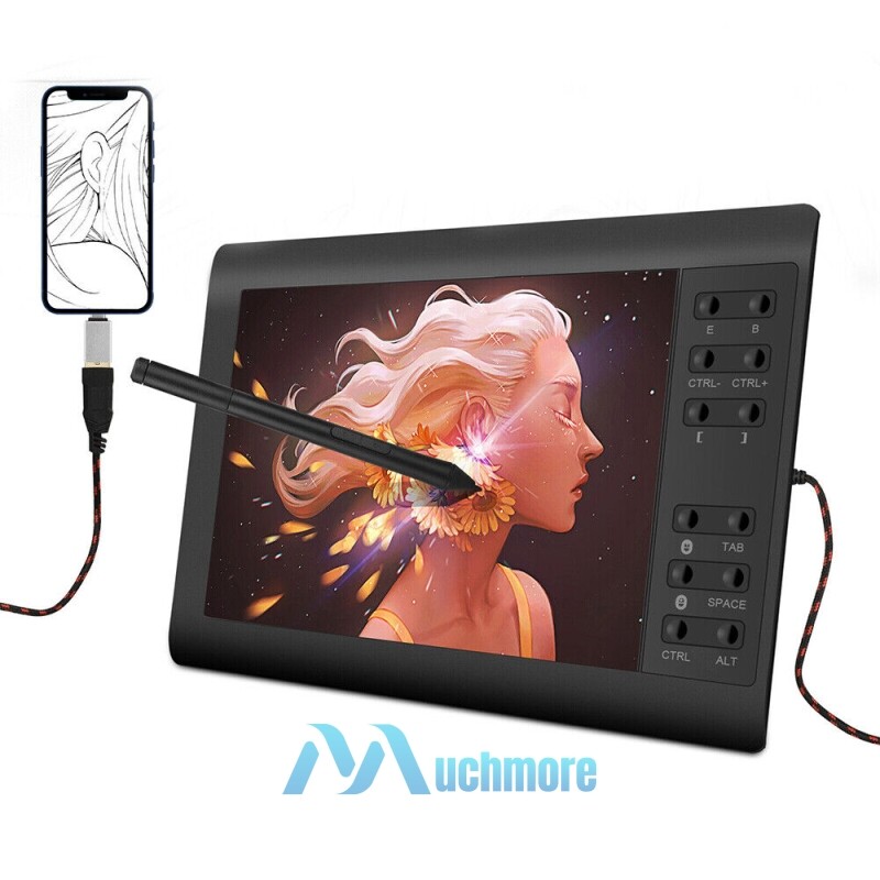 Digital Graphic Drawing Tablet with Screen Pen Display 22 Shortkey VIN1060 Plus