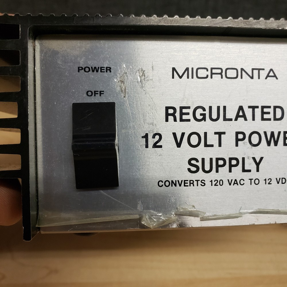 Micronta Regulated 12 Volt Power Supply 278S