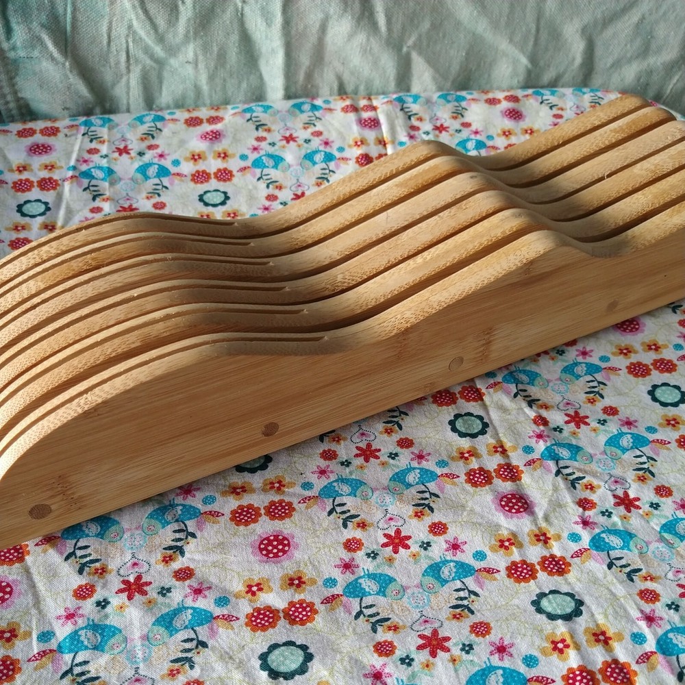Core bamboo drawer knife block
