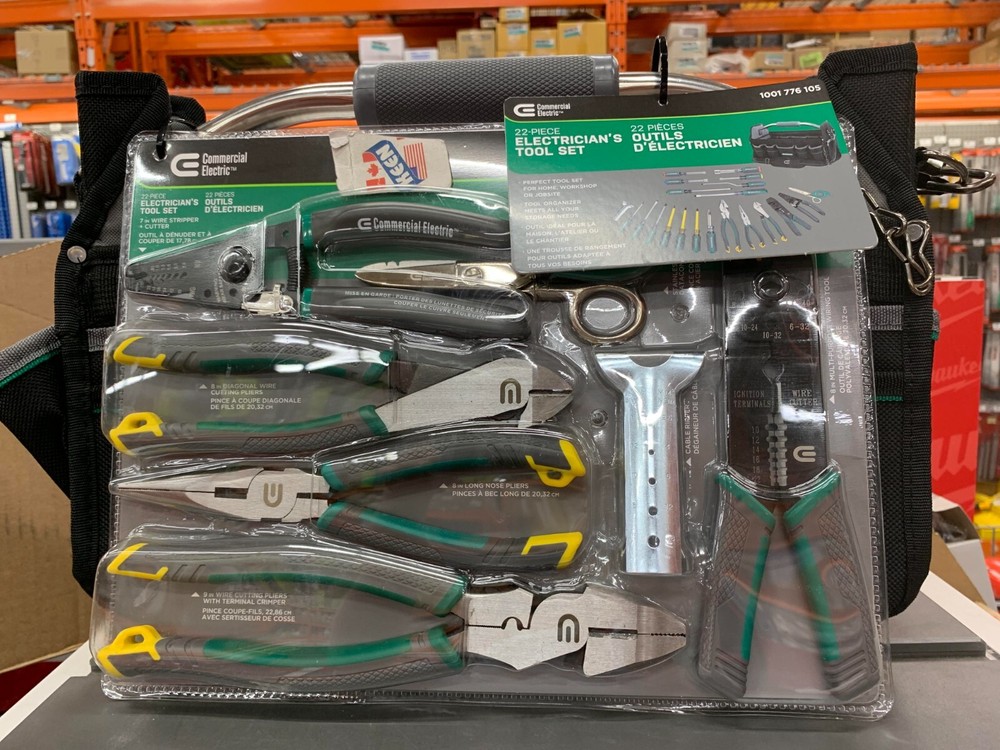 KEENeStore CANADA 22-Piece Electrician's Tool Set