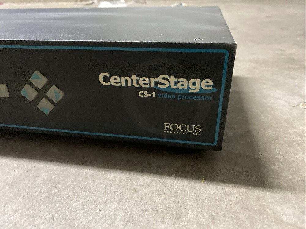 CenterStage CS-1 Video Processor Focus Enhancements