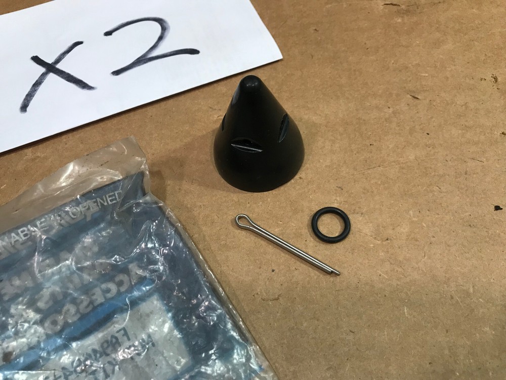 PAIR FA94094-2 Mercury Force Chrysler cone prop propeller nut kit