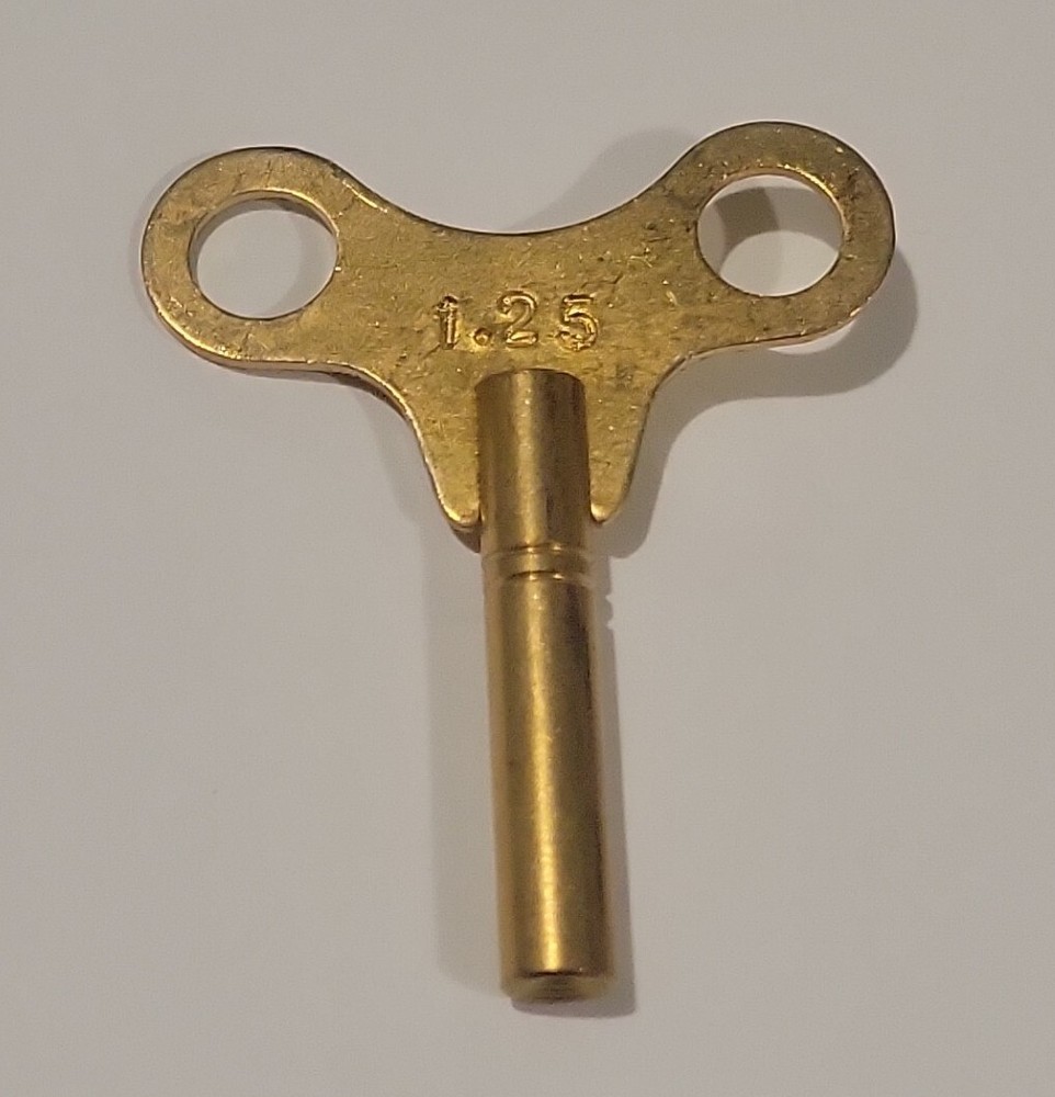 CLOCK WINDING KEY 1.25mm - Butterfly Handle