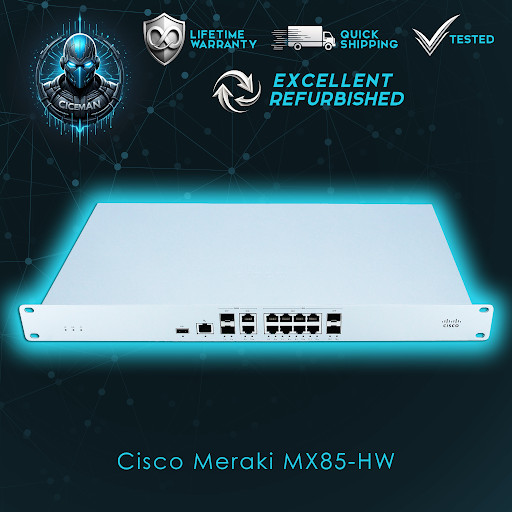 Cisco Meraki MX85-HW Hardware Firewall (Unclaimed)