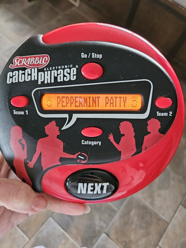 Hasbro Scrabble Electronic Catch Phrase Handheld Electronic Game