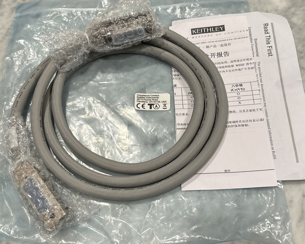 L-Com IEEE-488 Cable 2M For Keithley Instruments