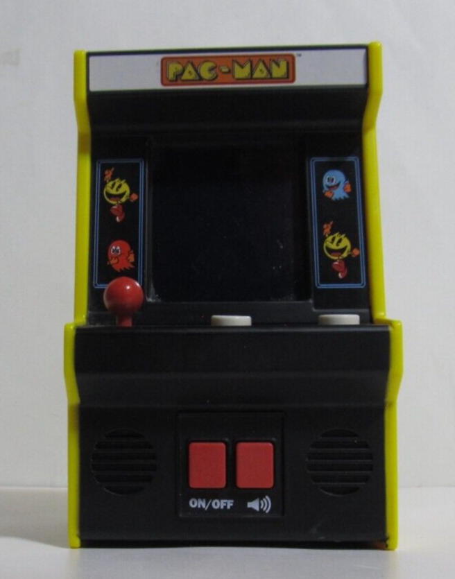 Pac-Man Arcade Classics Mini Arcade Game Basic Fun (Tested & Working)