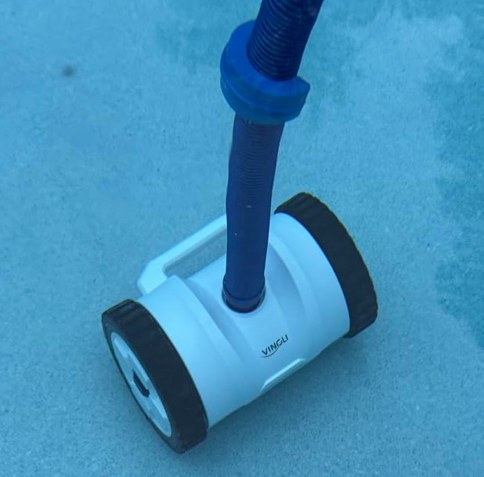Automatic Suction Side Pool Vacuum Cleaner Wall Climbing Sweeper with 40 ft Hose