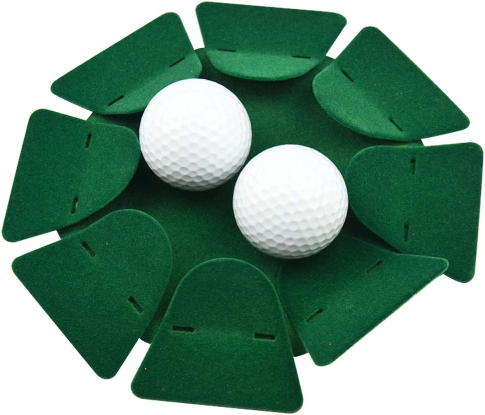 2Pcs Green All-Direction Putting Cup Golf Training Hole Practing Cup Aid Indoor/