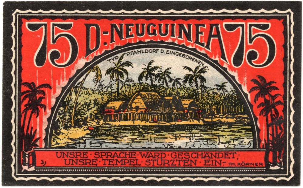 Germany 1922 75 D.-Neuguinea PH AUNC