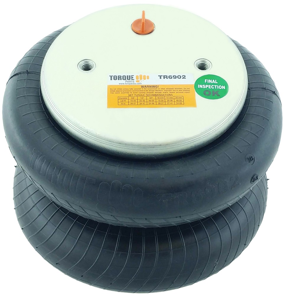 Double Convoluted Air Spring Bag Replace Hendrickson 2630 Firestone W01-358-6902