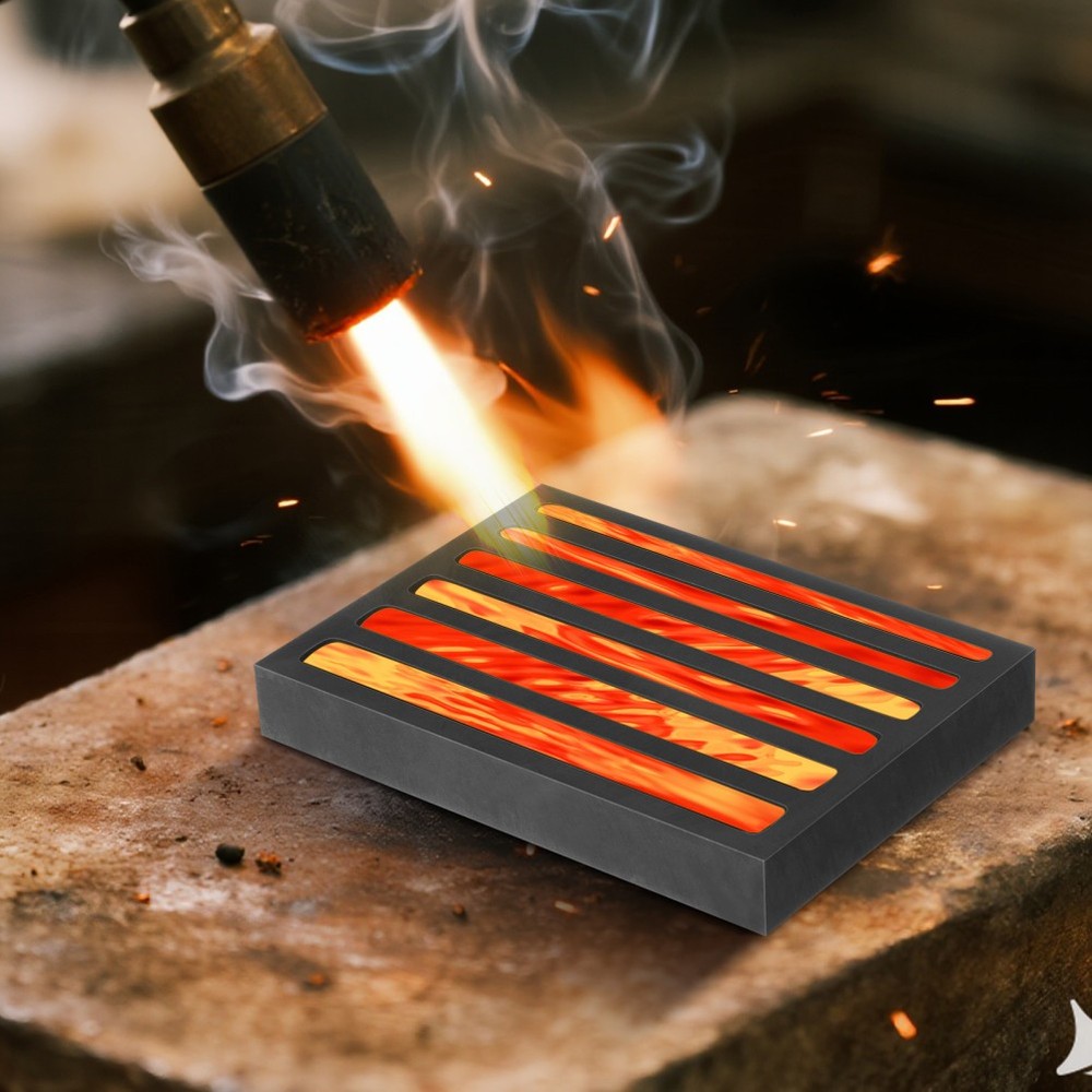 Slot Graphite Shaper Molds for Melting Silver Bars Casting Crucible