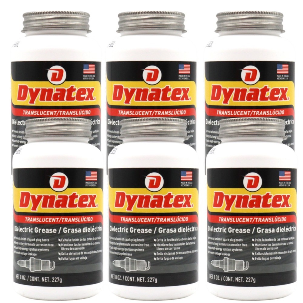 Dynatex Silicone Dielectric Paste 8 oz Tube High Temp (6-Pack)