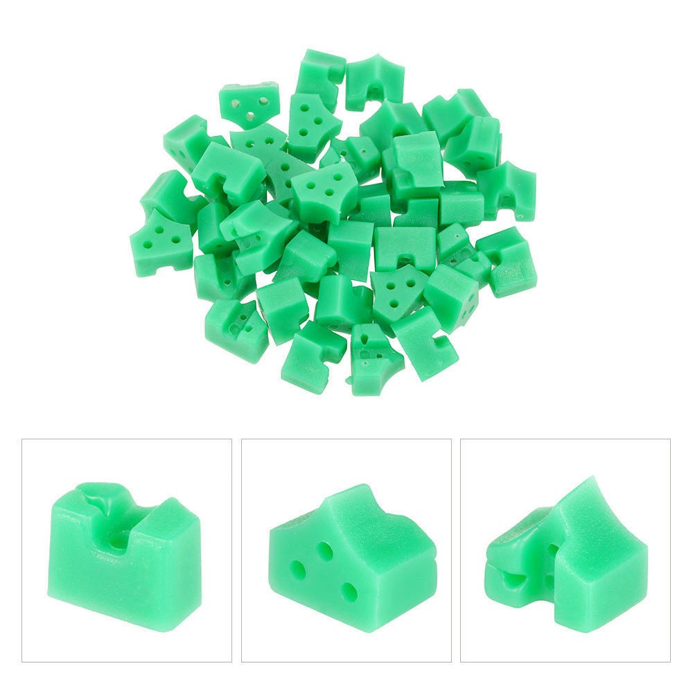 40Pcs Dental Rubber Elastic Sectional Contoured Matrices Matrix Ring Delta Ledge