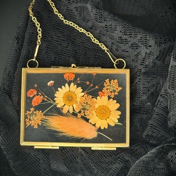 Handmade Dried floral window hanging