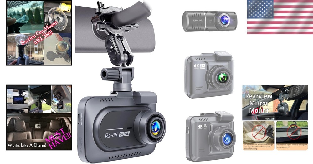 Versatile Dash Cam Mount with Tool-Free Setup for Effortless Driving Security