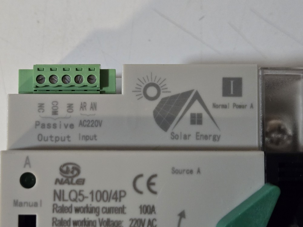 ☀️ 🏡 Double Power Automatic Transfer Switch 100A 4P Changeover Switch