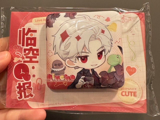 Love and Deepspace "Linkon Chibi Report" Series Badges