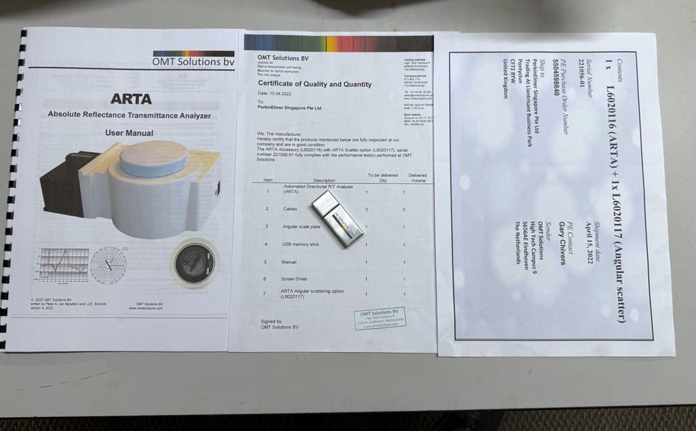 Perkin Elmer LAMBDA 1050+(PLUS) InGaAs ARTA UV-VIS-NIR Spectrophotometer NICE!