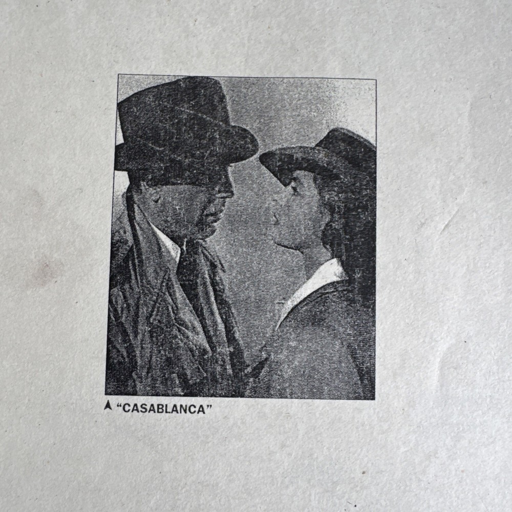 Casablanca Screenplay Scipt America Paperback