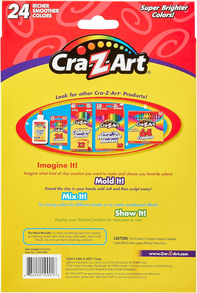 Modeling Clay, 17.5 Oz, 24 Count (10901)