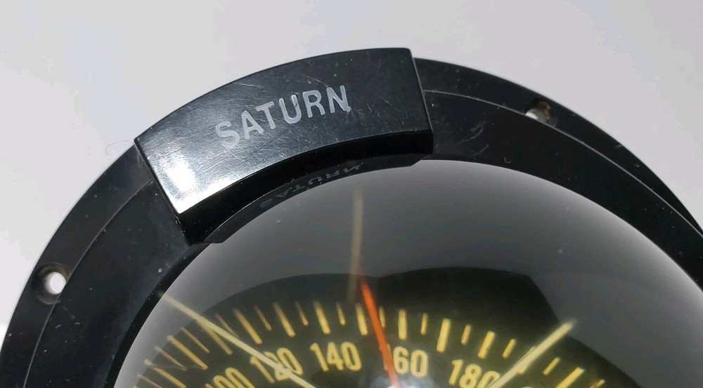Vintage Saturn Navigation Compass Decorative Display Nonworking